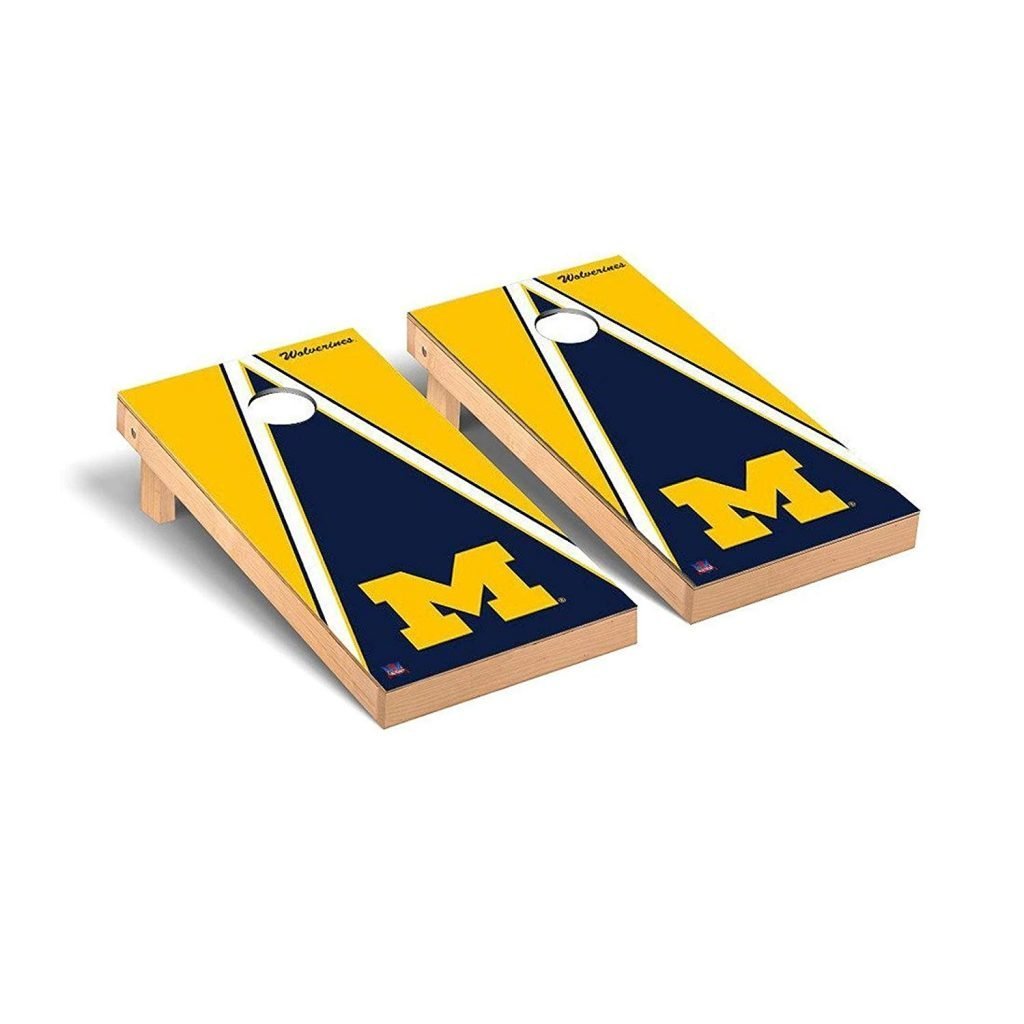 Michigan Wolverines cornhole board